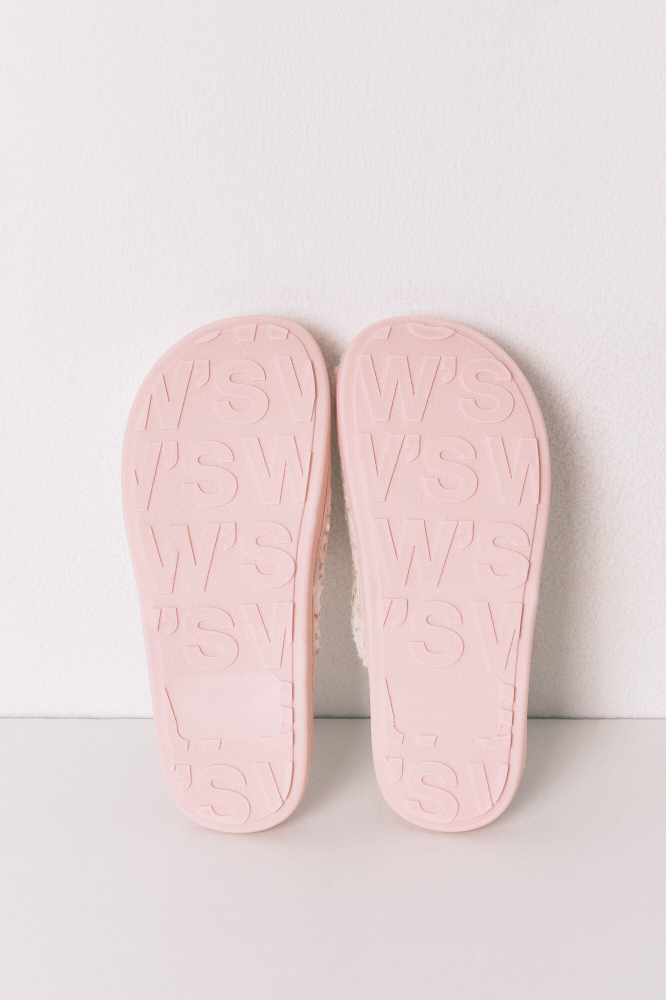 Stitch Pink Sheepskin Slippers