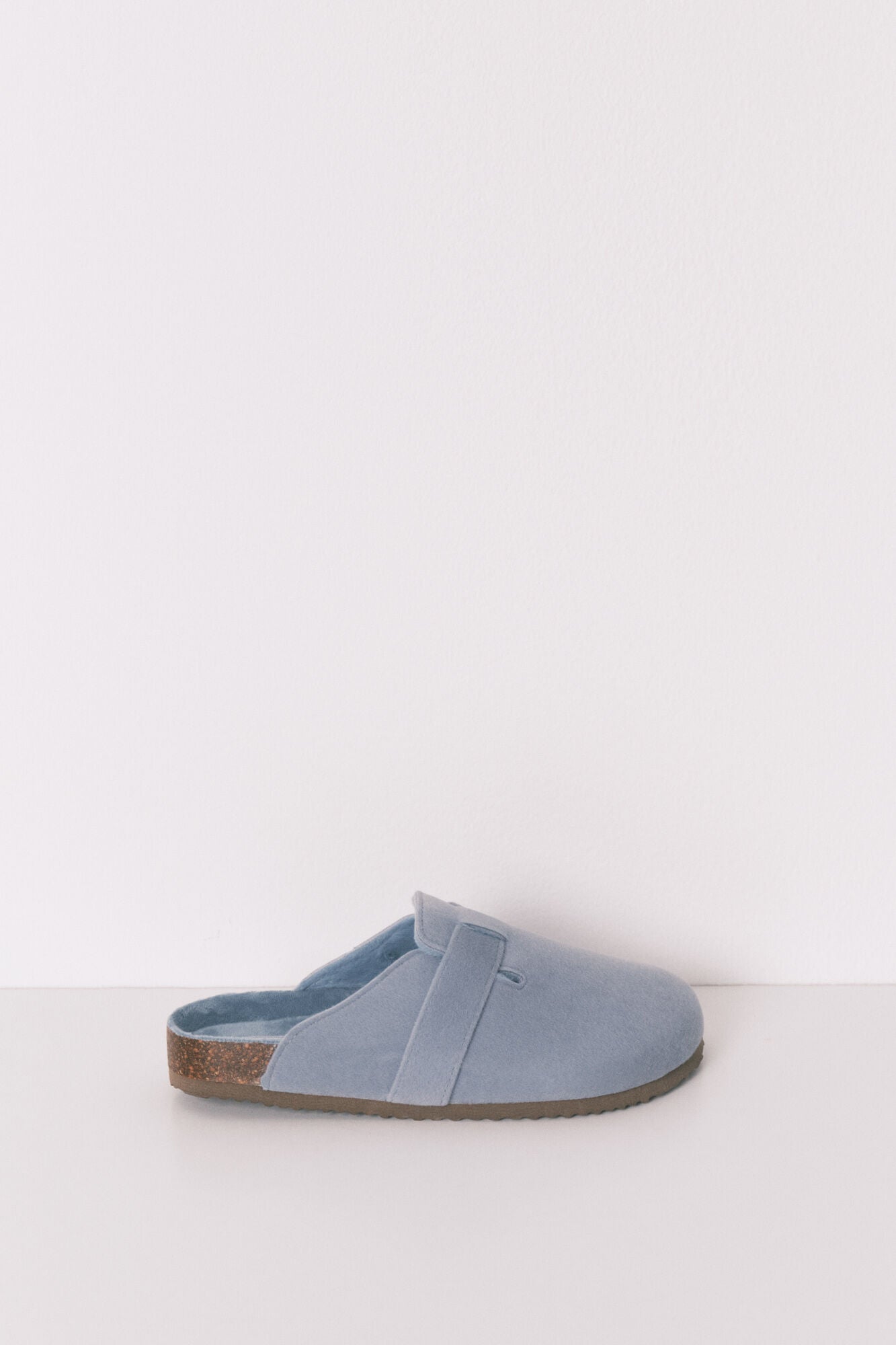 Blue comfort slippers
