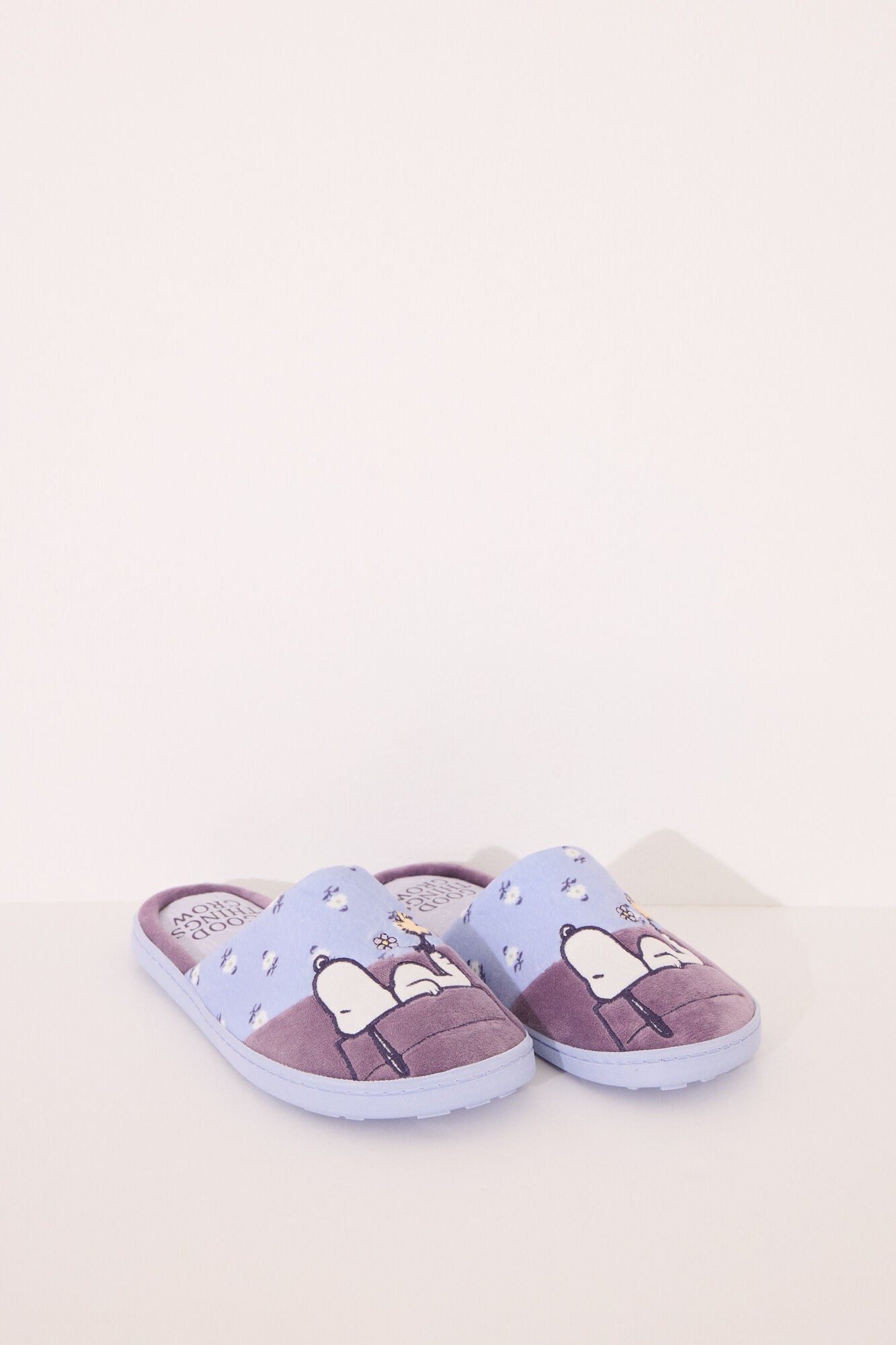 Snoopy purple slippers