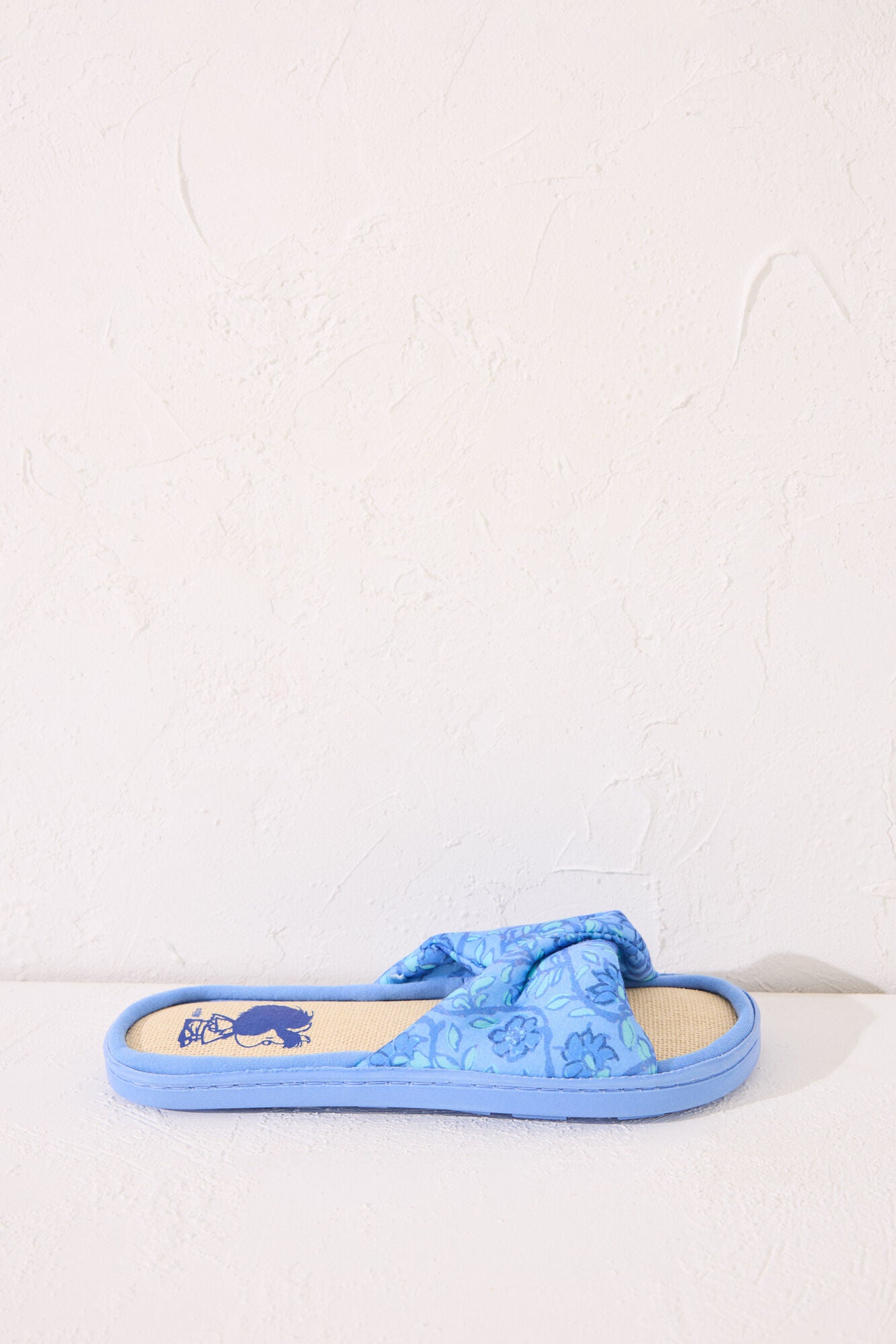 Mafalda blue slippers