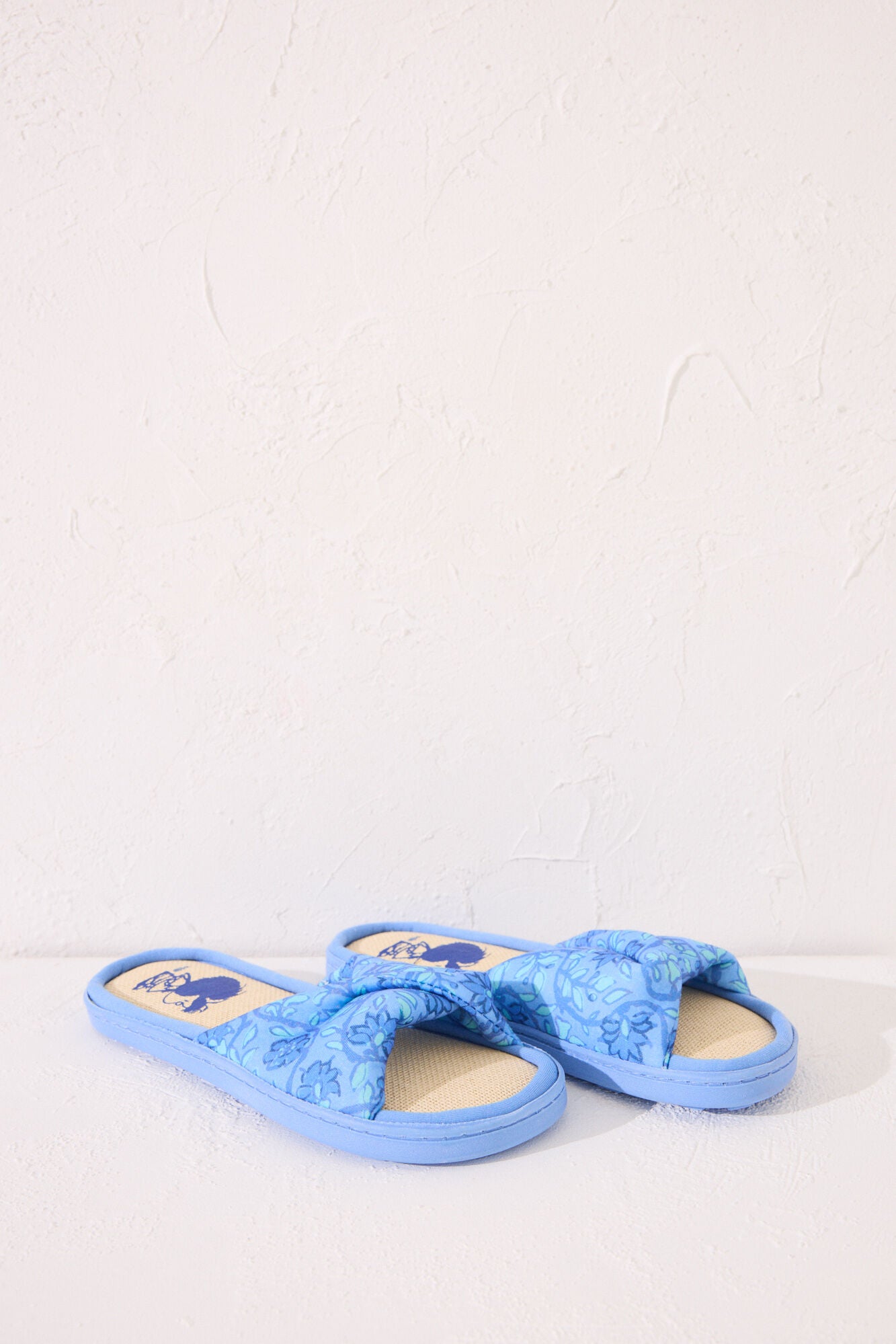 Mafalda blue slippers