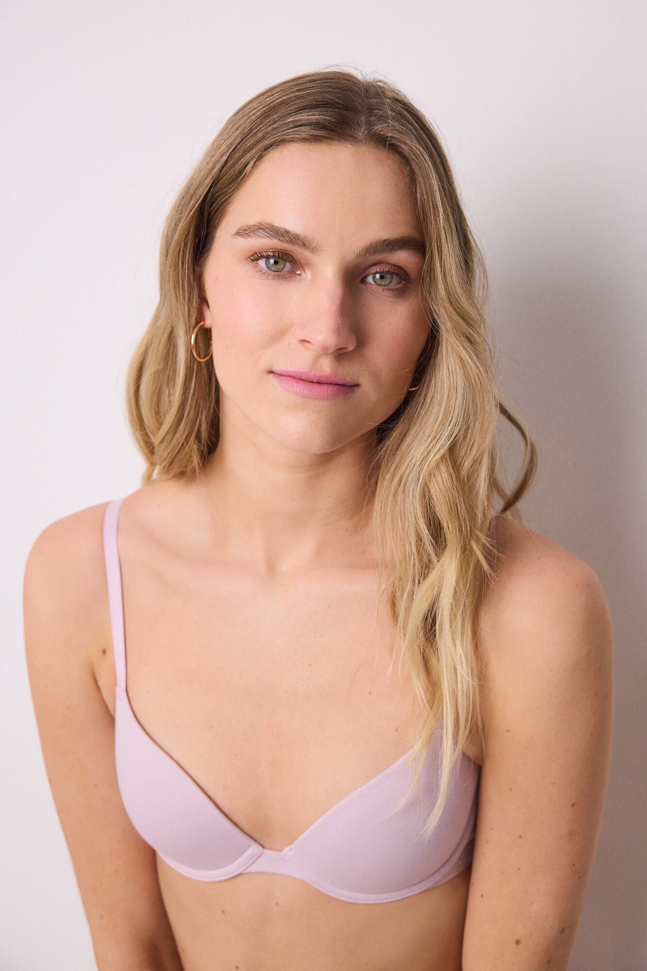 Classic cotton bra Cup C