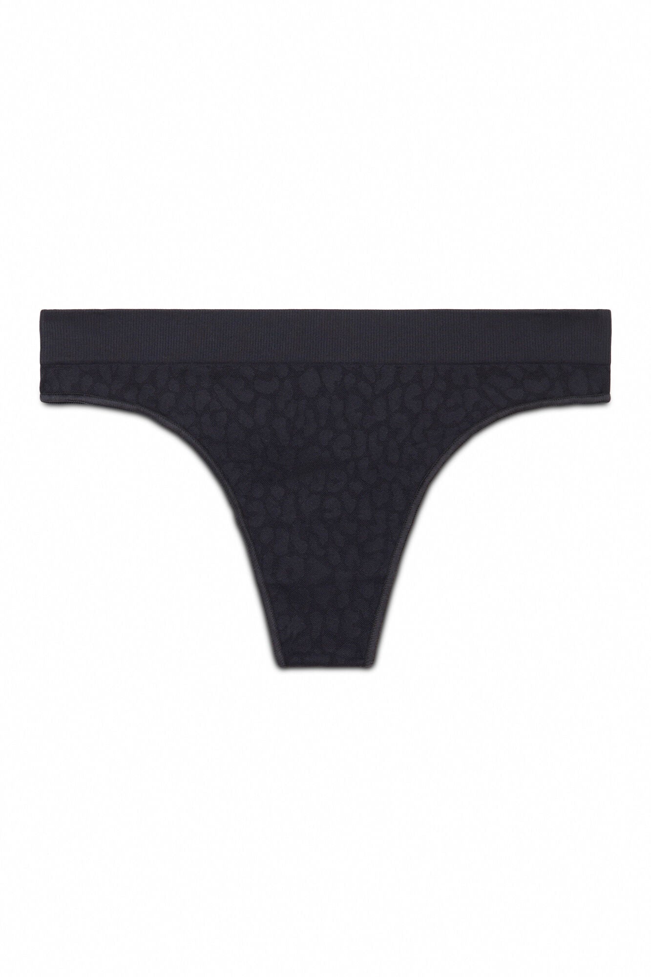 Seamless animal print thong