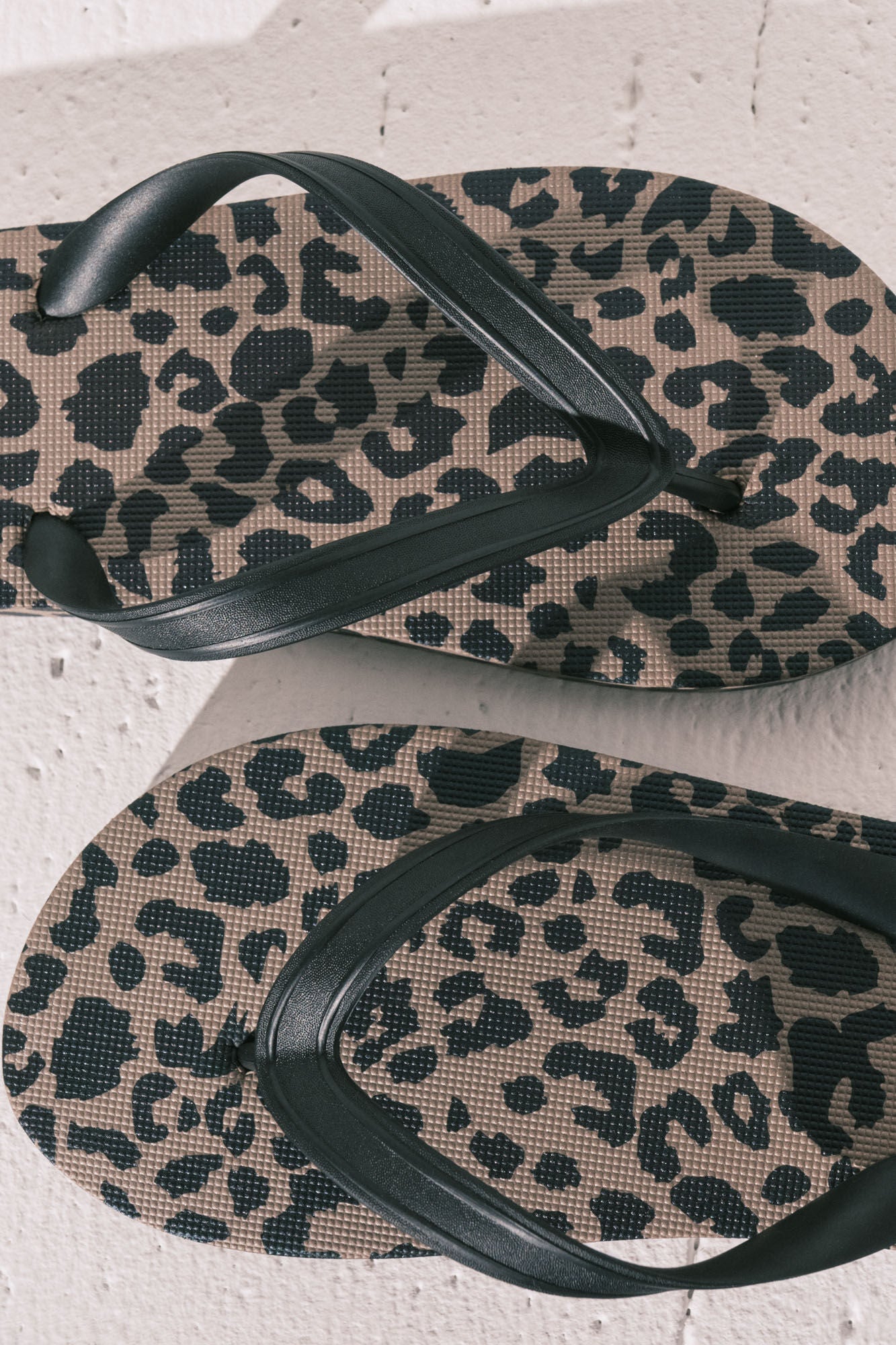 Animal print sandal