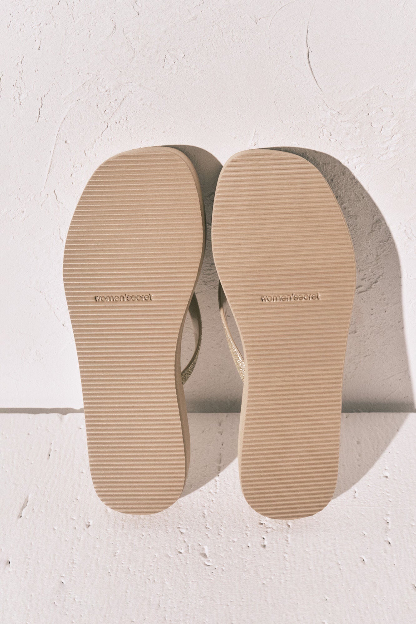 Shimmer Flip Flops