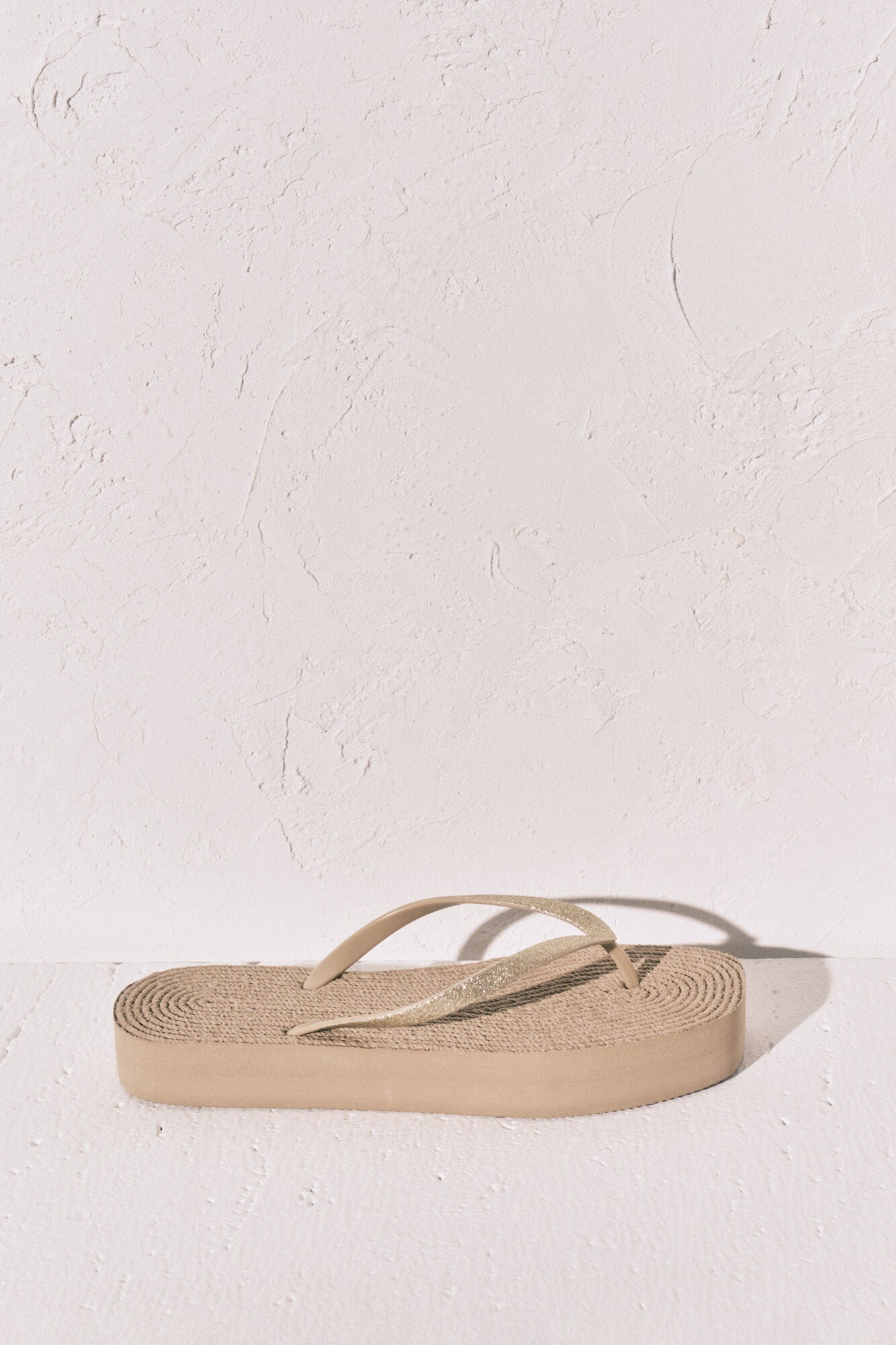 Shimmer Flip Flops