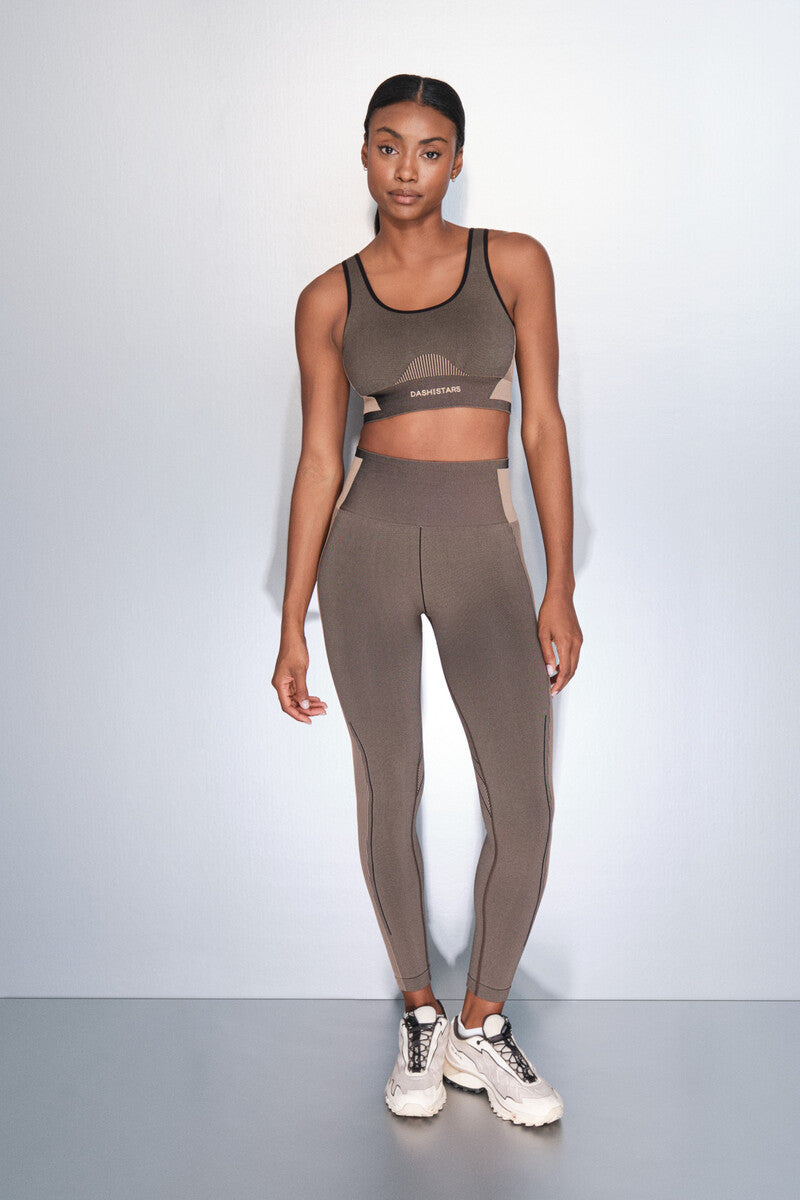 Seamless Comfort brown leggings