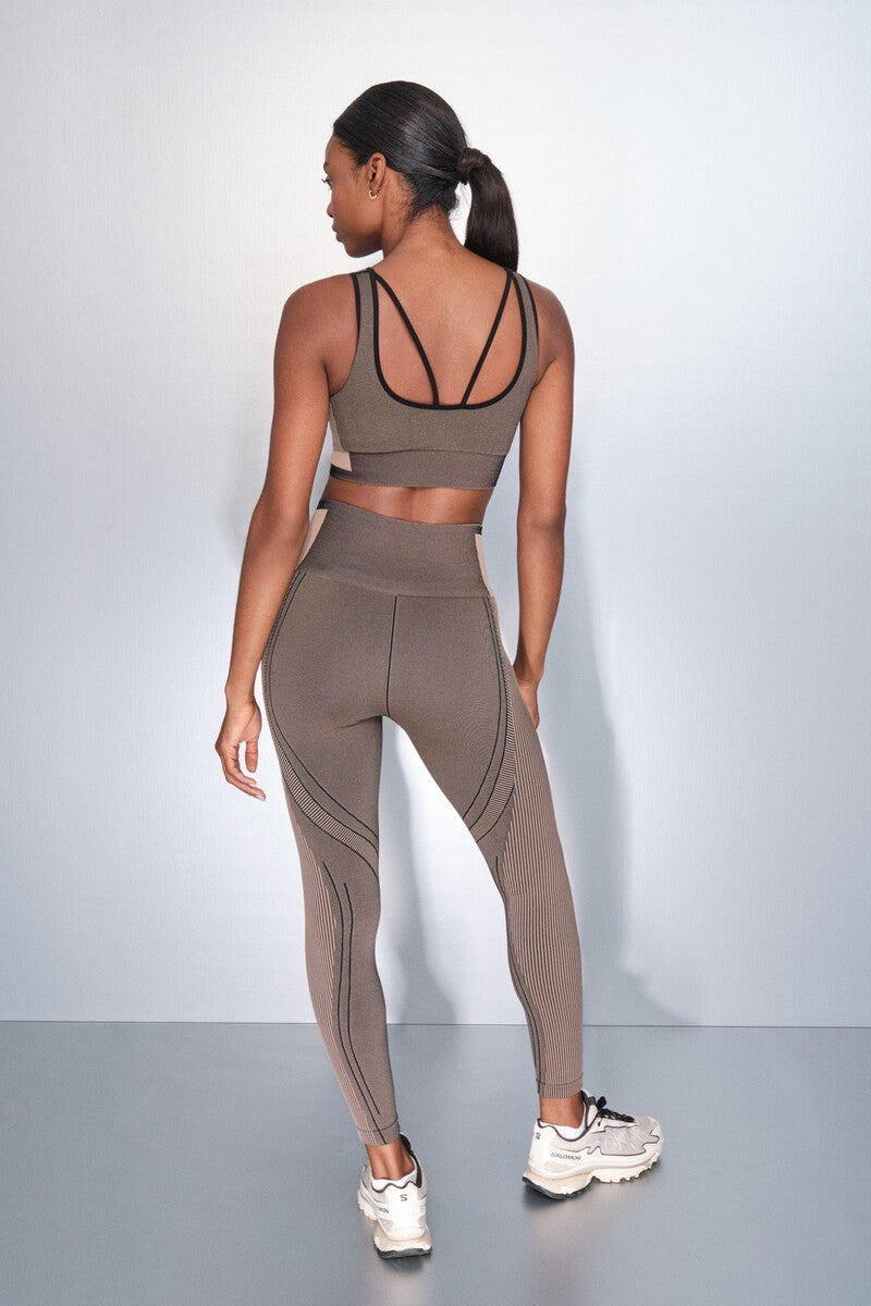 Seamless Comfort brown leggings