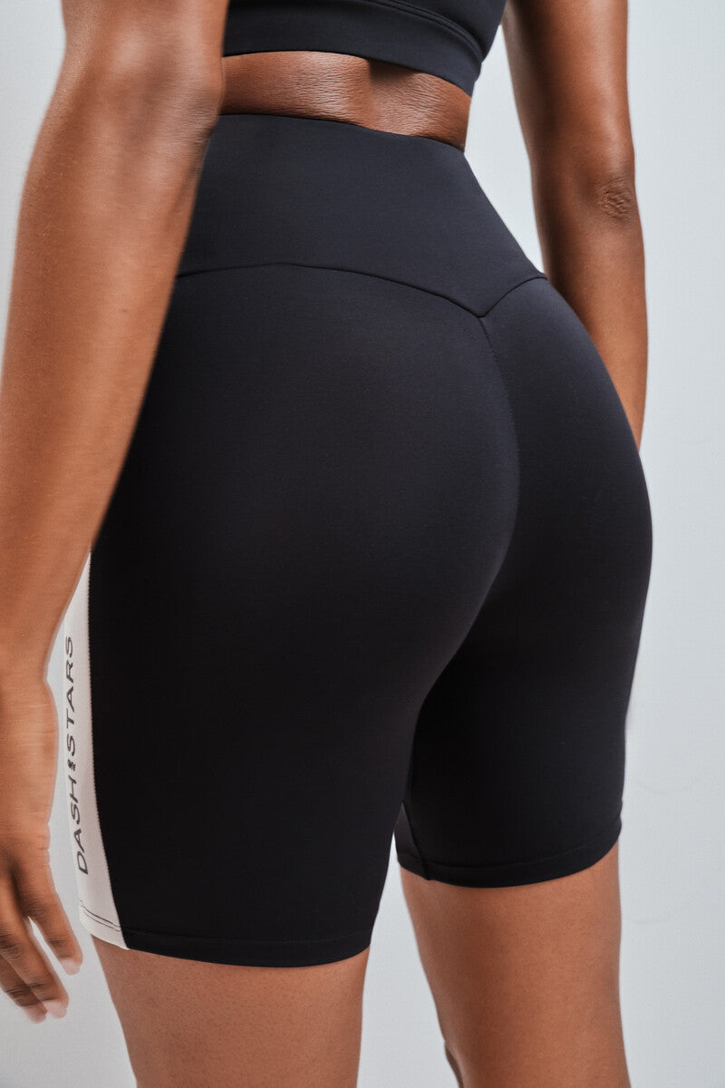 4D STRETCH cycling leggings with black contrast
