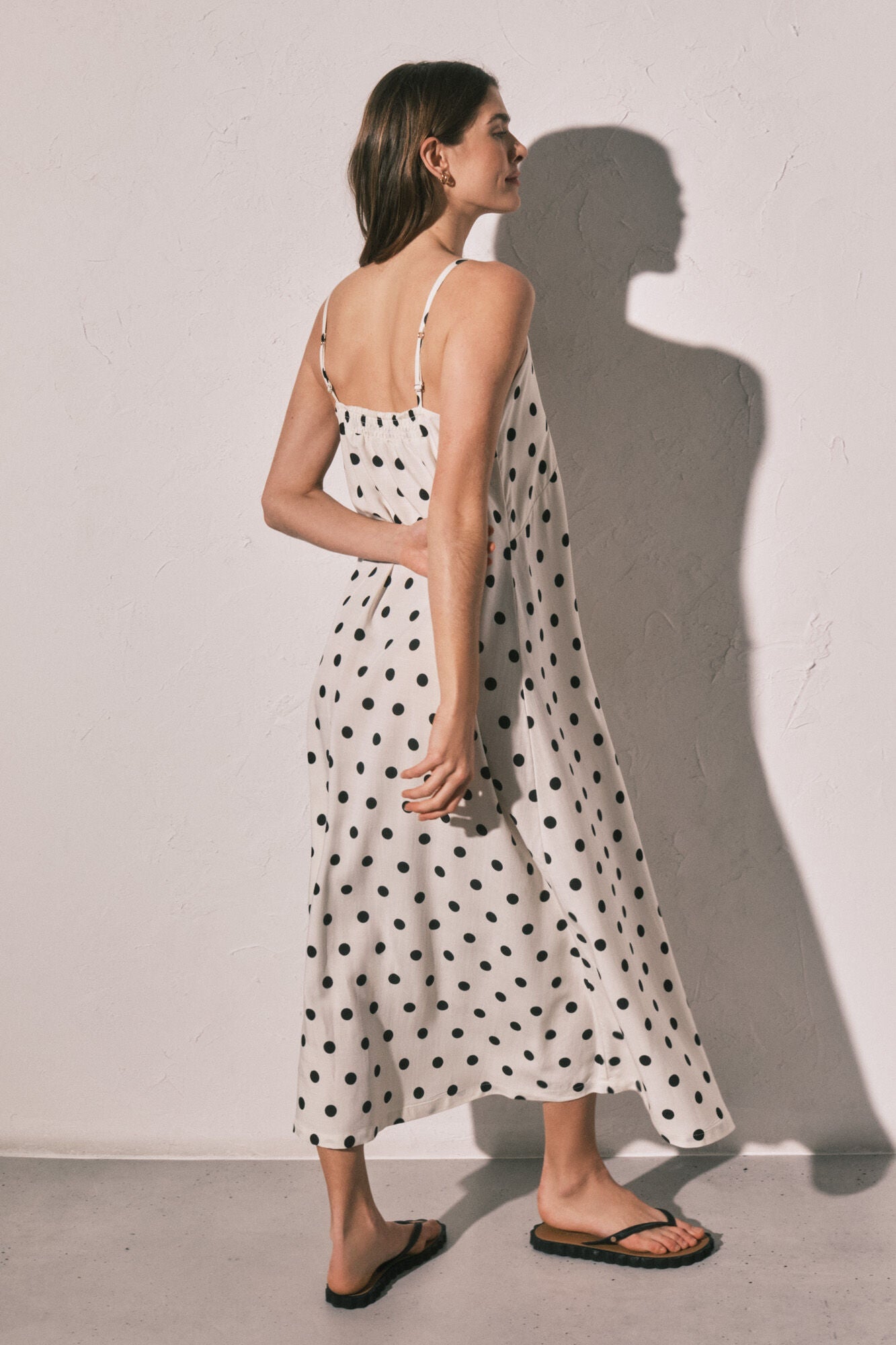 Polka-dot print dress