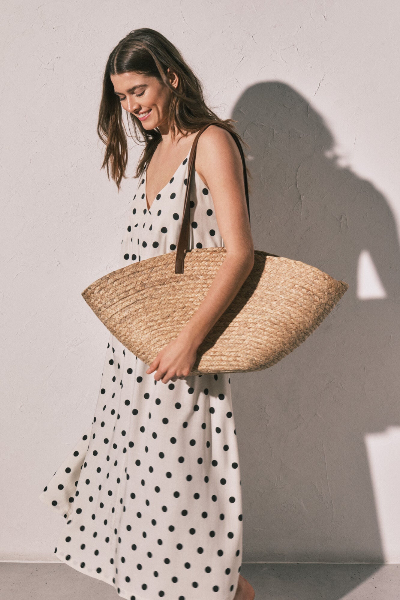 Polka-dot print dress