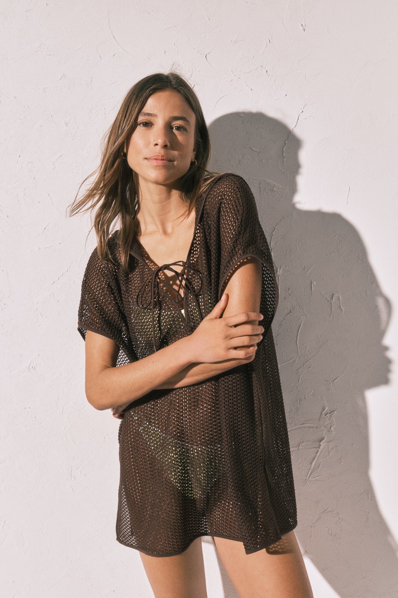 Short hooded tunic