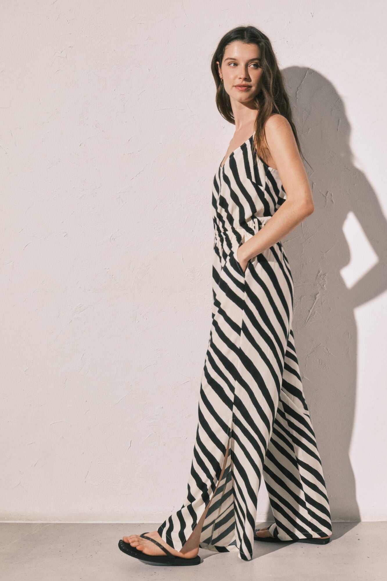 Zebra print jumpsuit