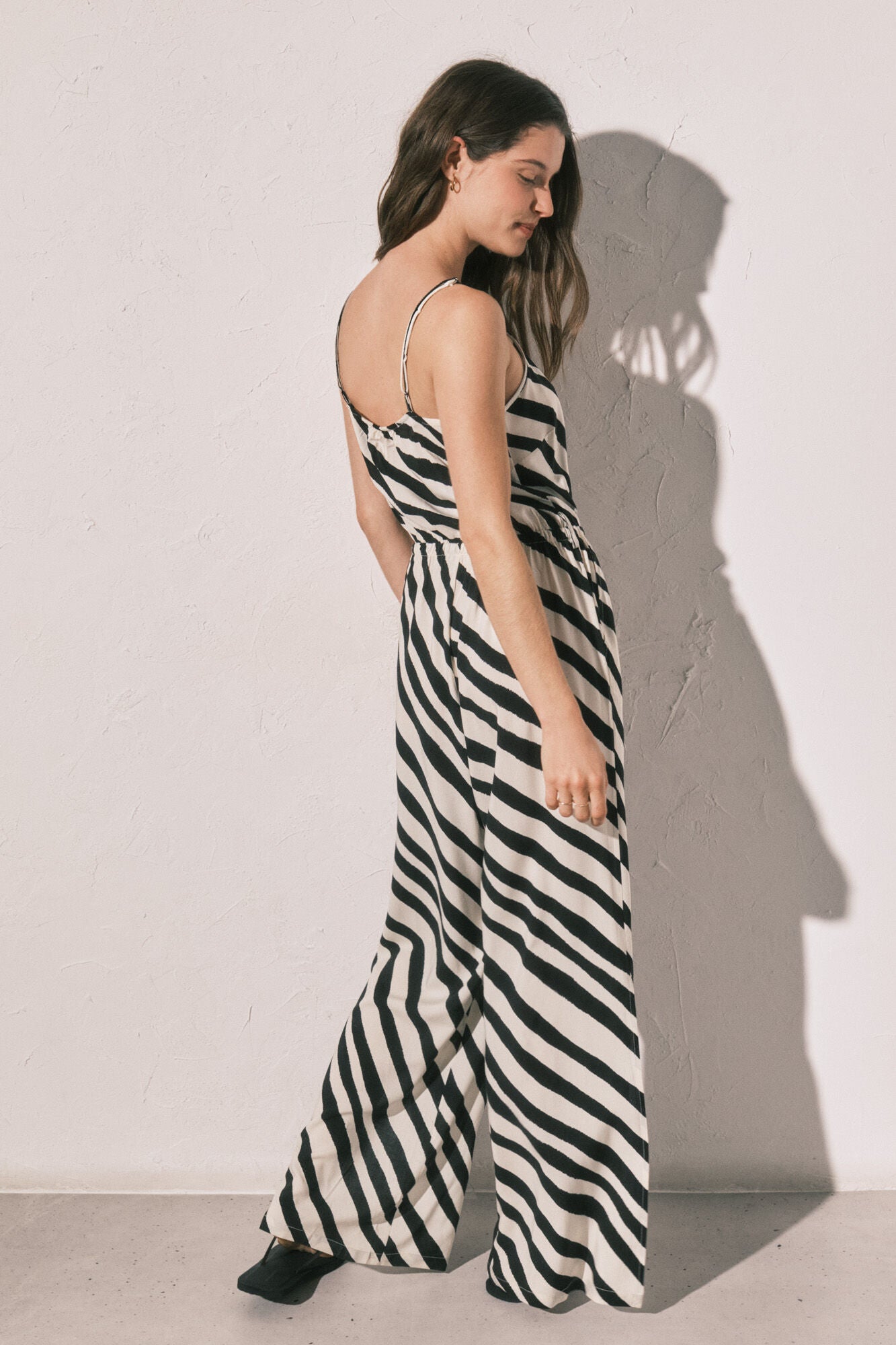 Zebra print jumpsuit