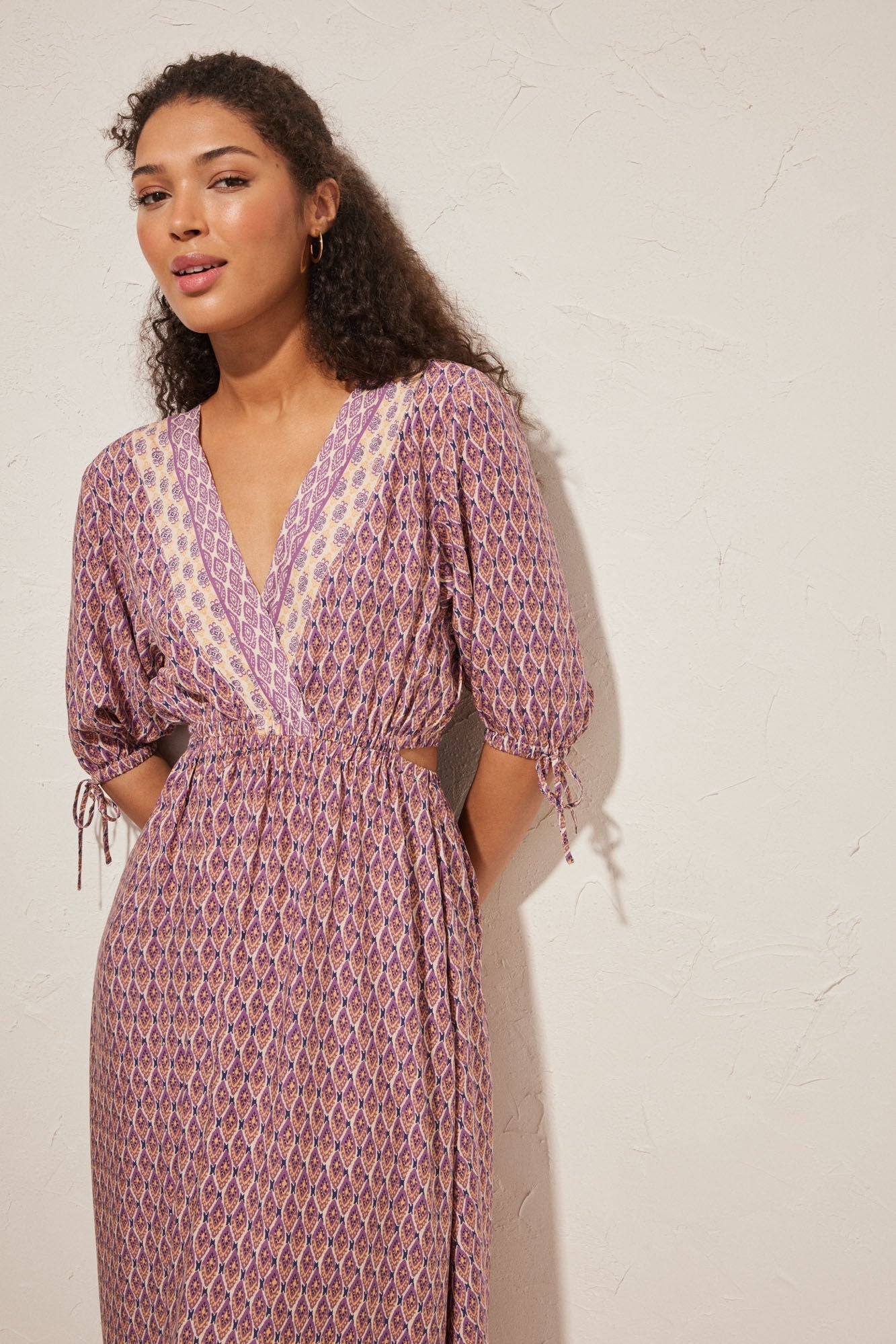 Long cut out boho dress