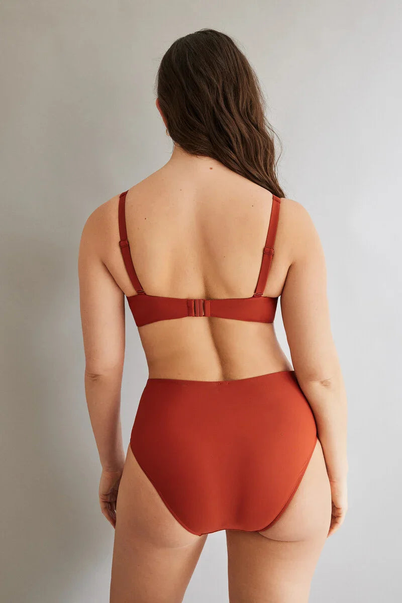 Halter bikini top Cup D