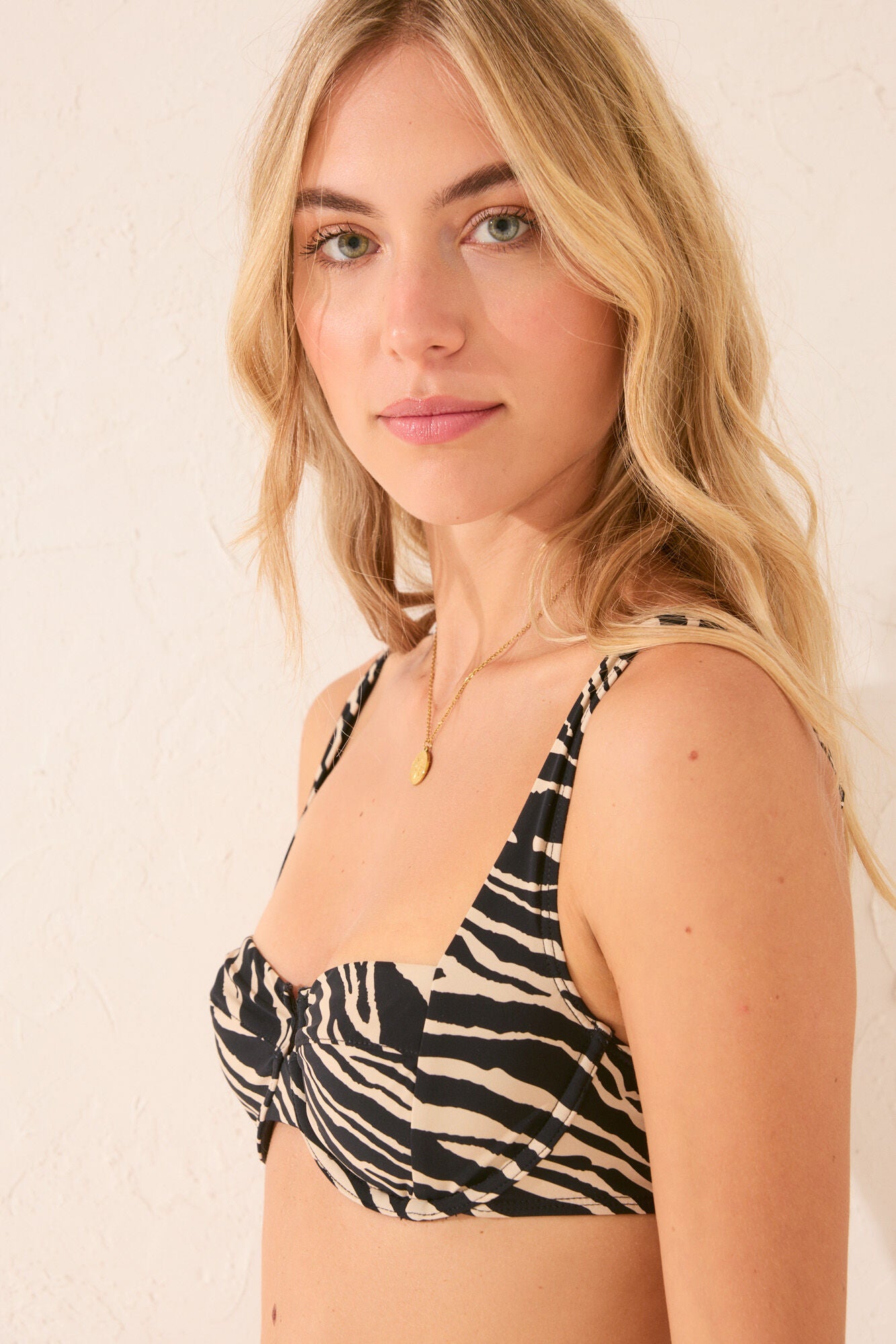 Animal print Bikini Top Cup B