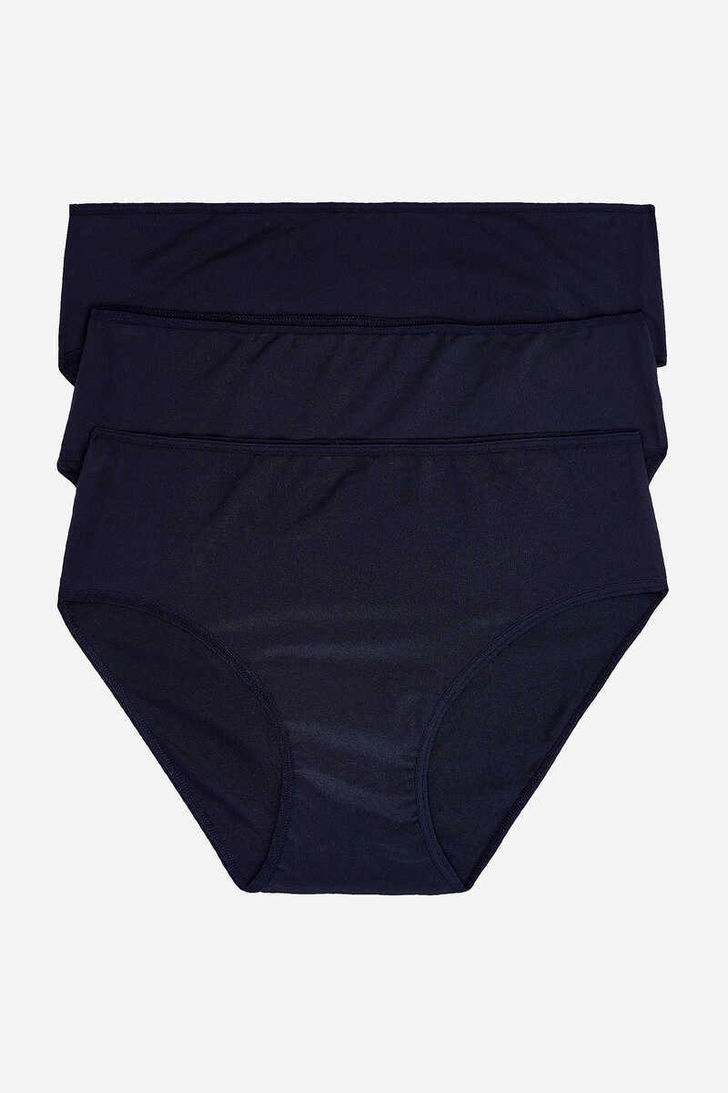 3 Pack Microfiber Culotte Briefs