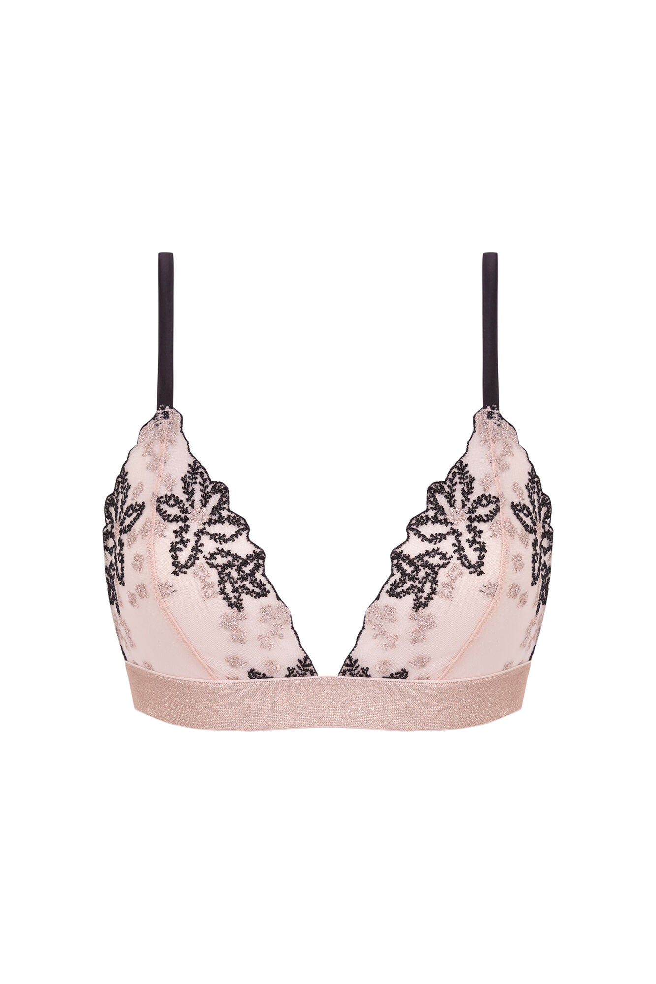 Black tulle bra Cup B