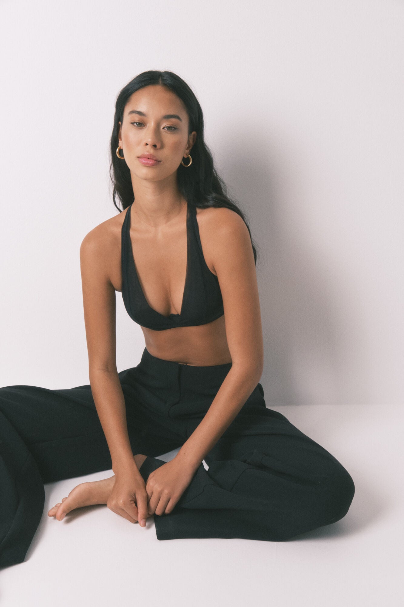 Halterneck bra Cup C