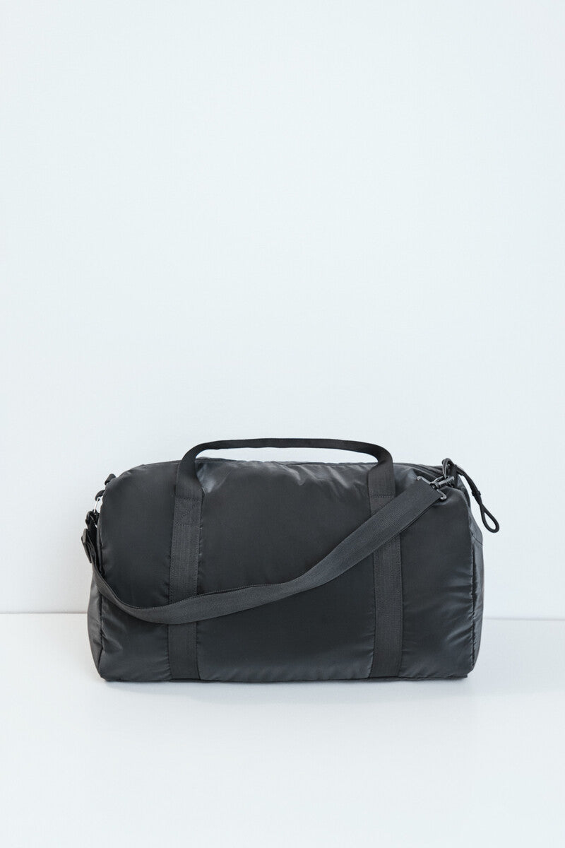 Black "duffle" sports bag