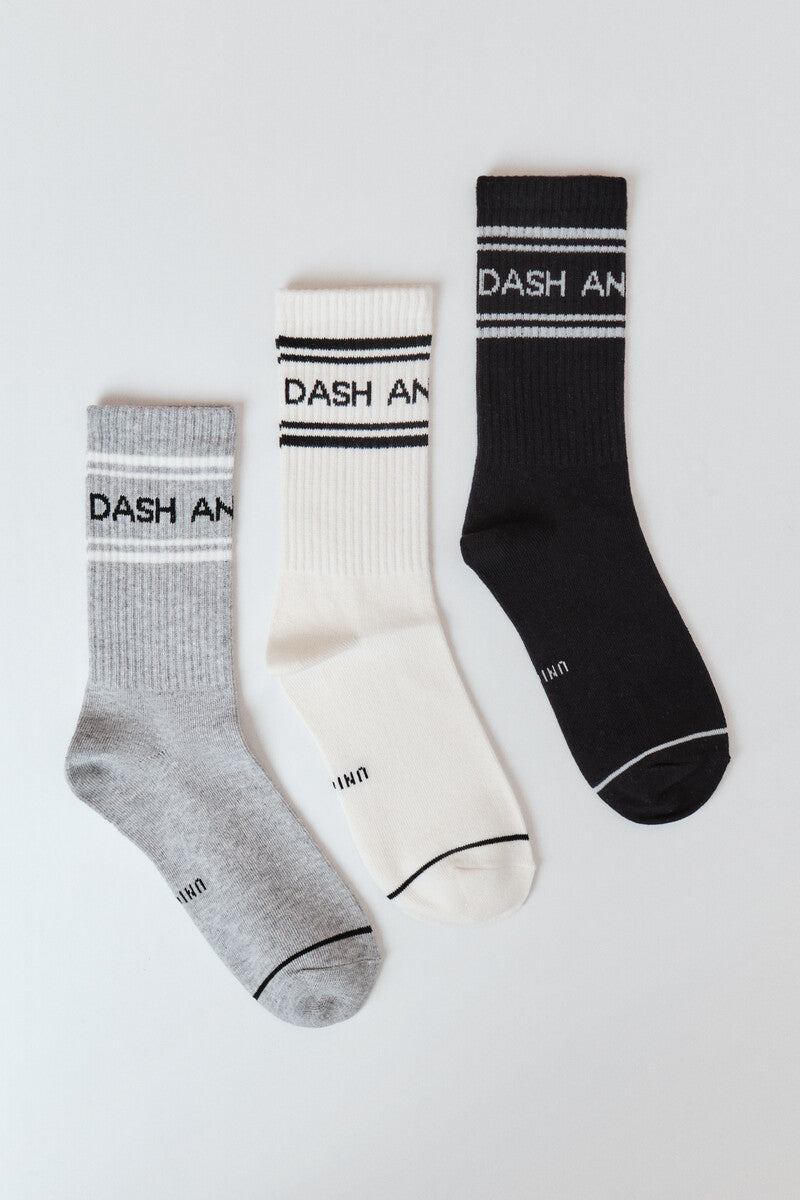 Pack of 3 medium cotton socks