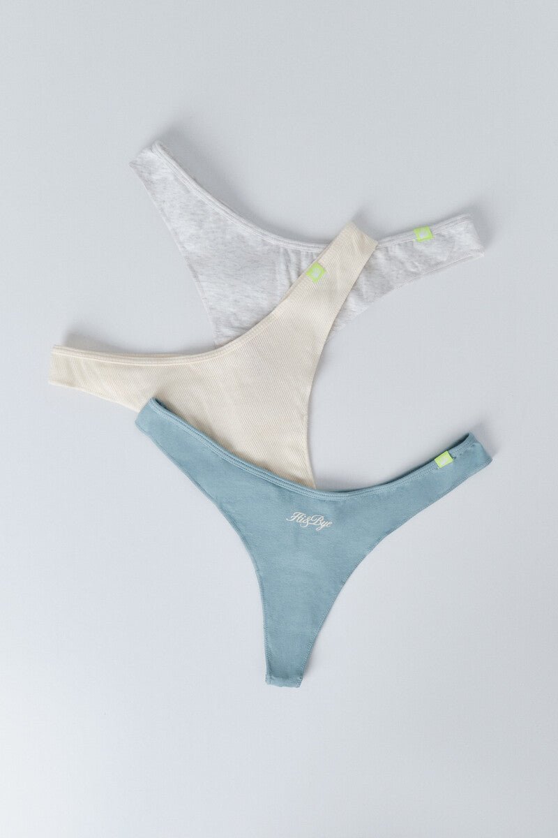 Pack of 3 thongs
