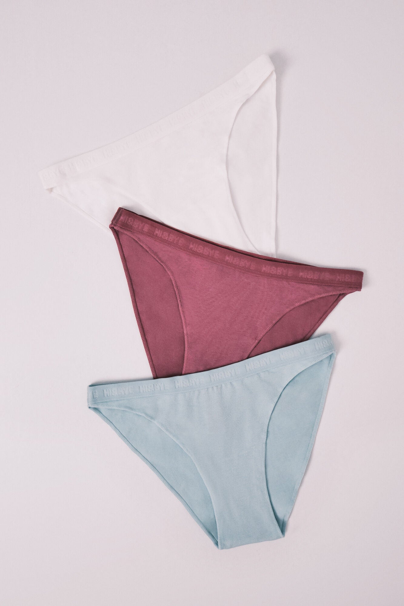 Pack of 3 classic green cotton panties