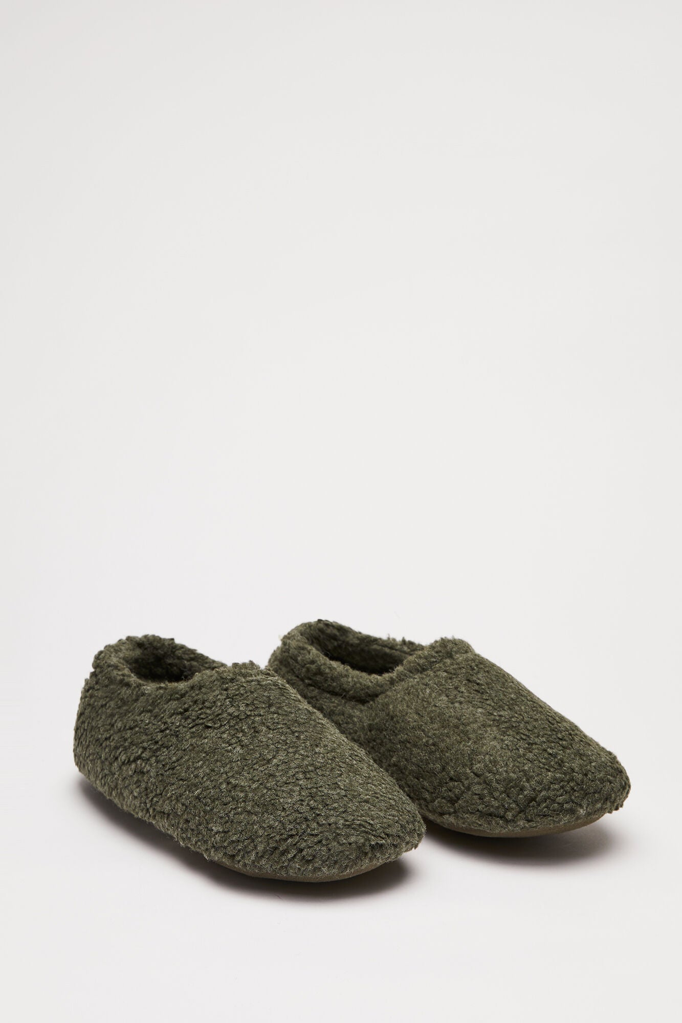 Brown men's slippers