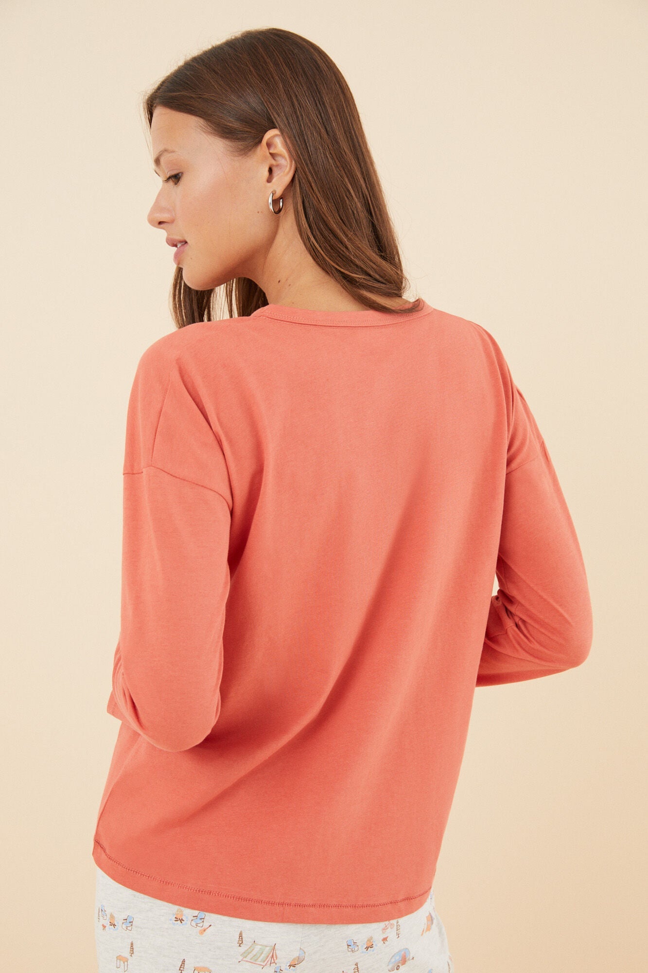 T-shirt with coral pockets