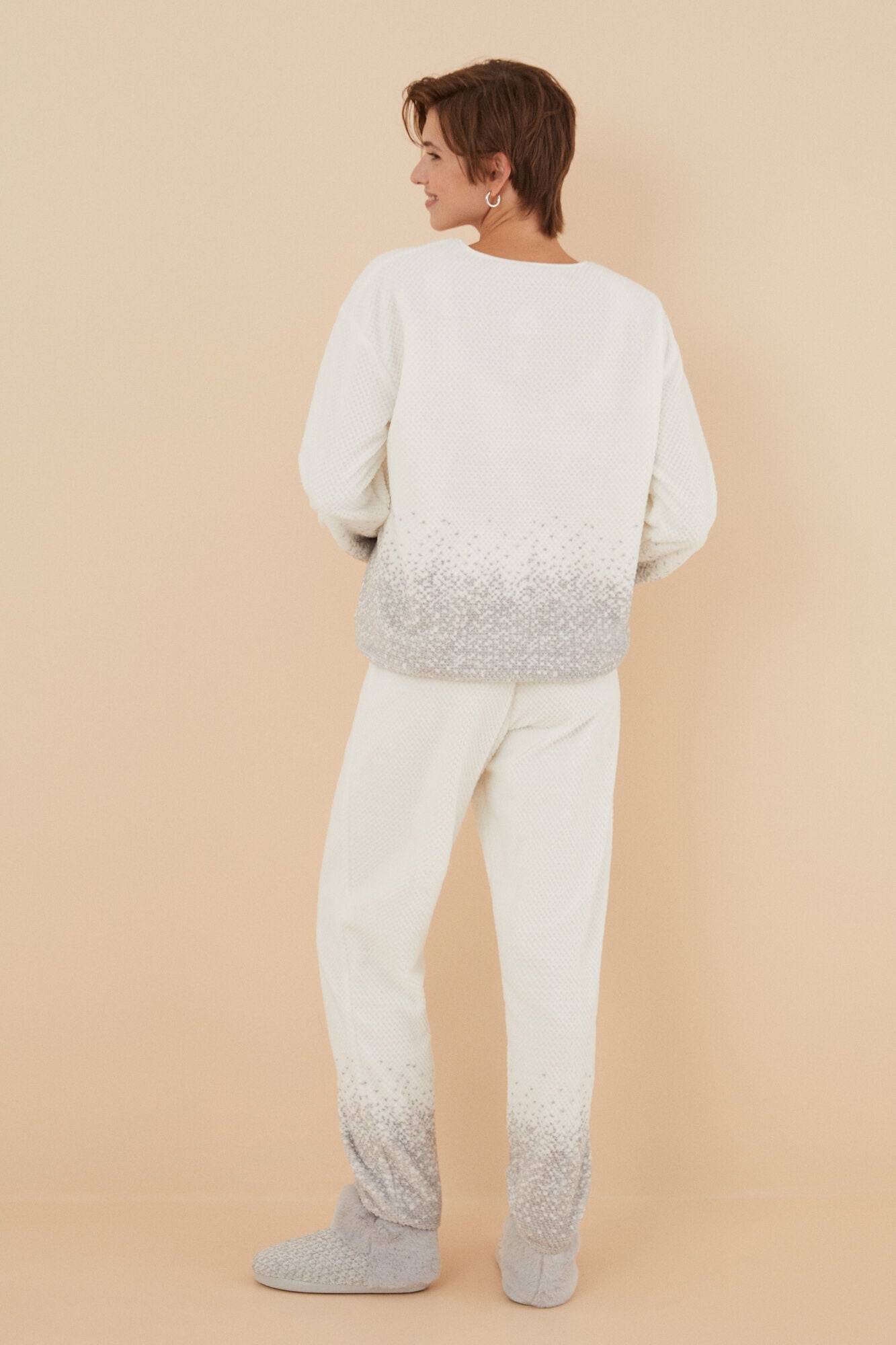Pyjamas with knitted print mousse