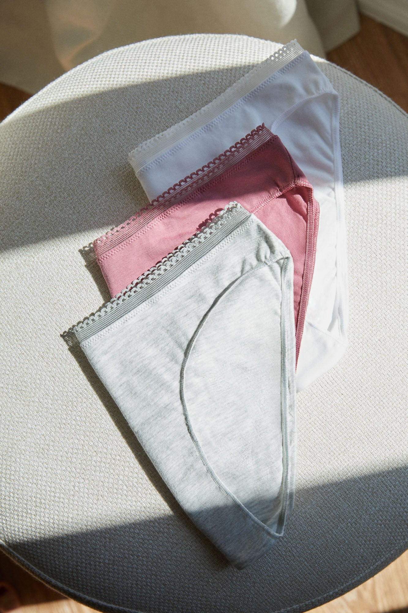 Pack 3 maternity cotton panties