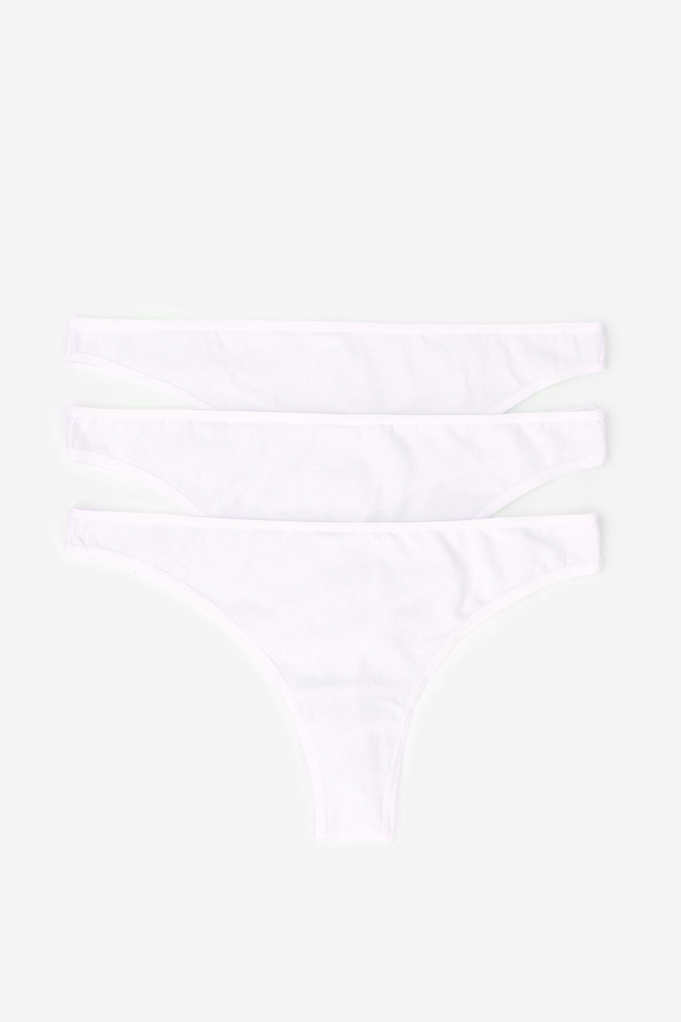 3 Pack Thong Cotton Briefs