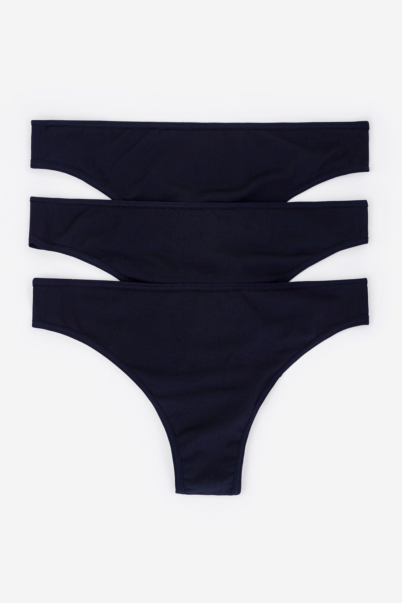 3 Pack Microfiber Thong Briefs
