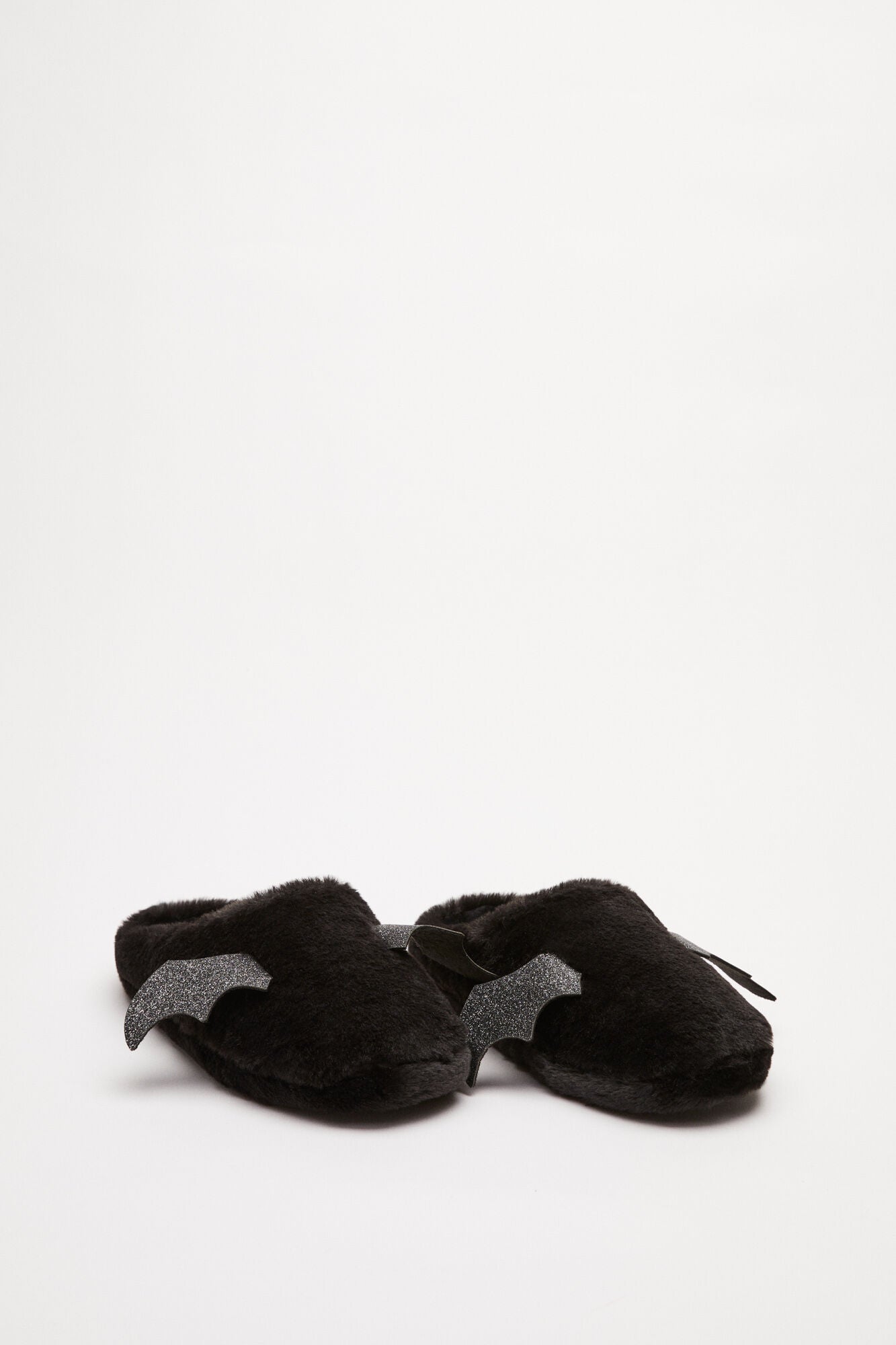 Black slippers