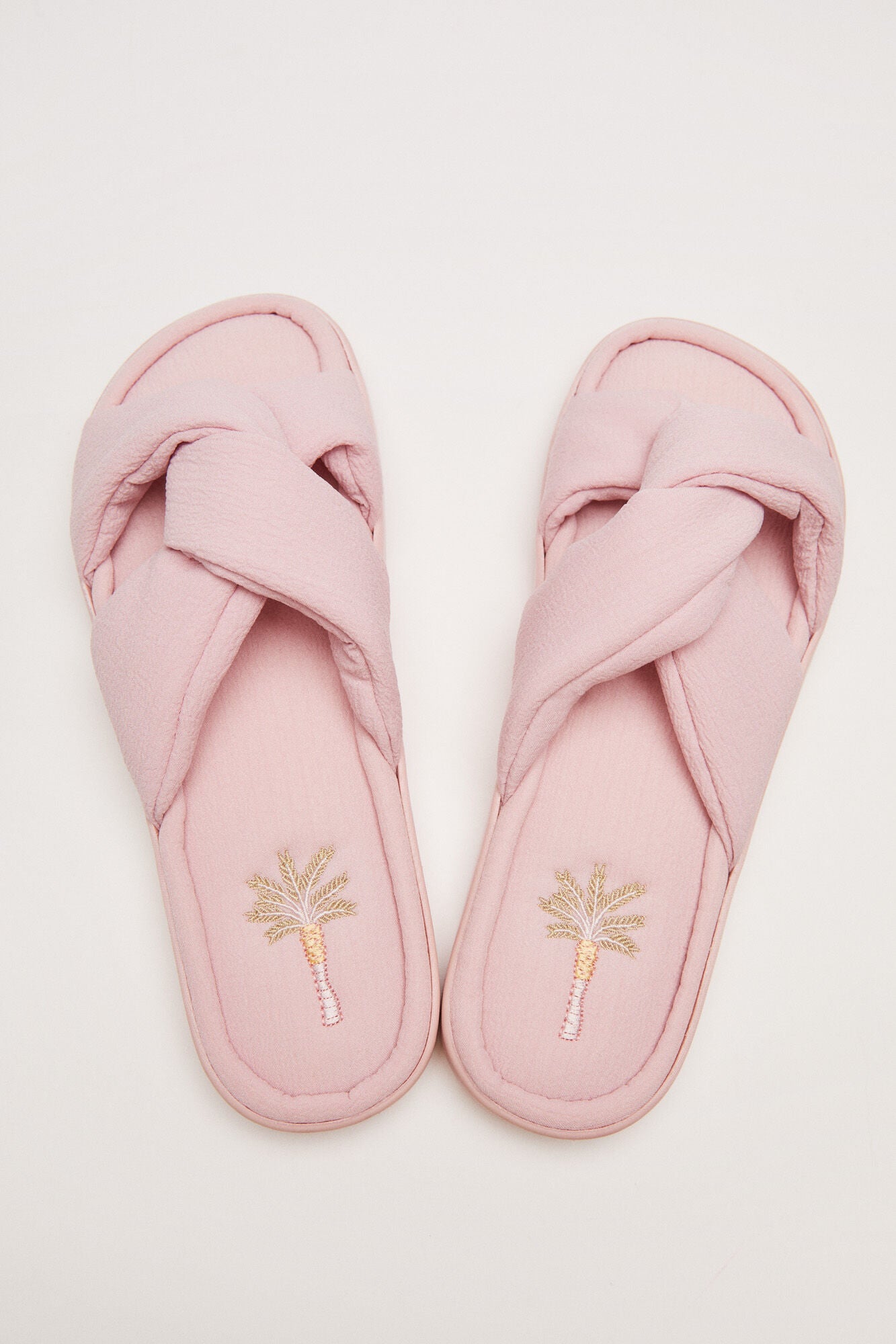 Light Pink Open Toed Slippers